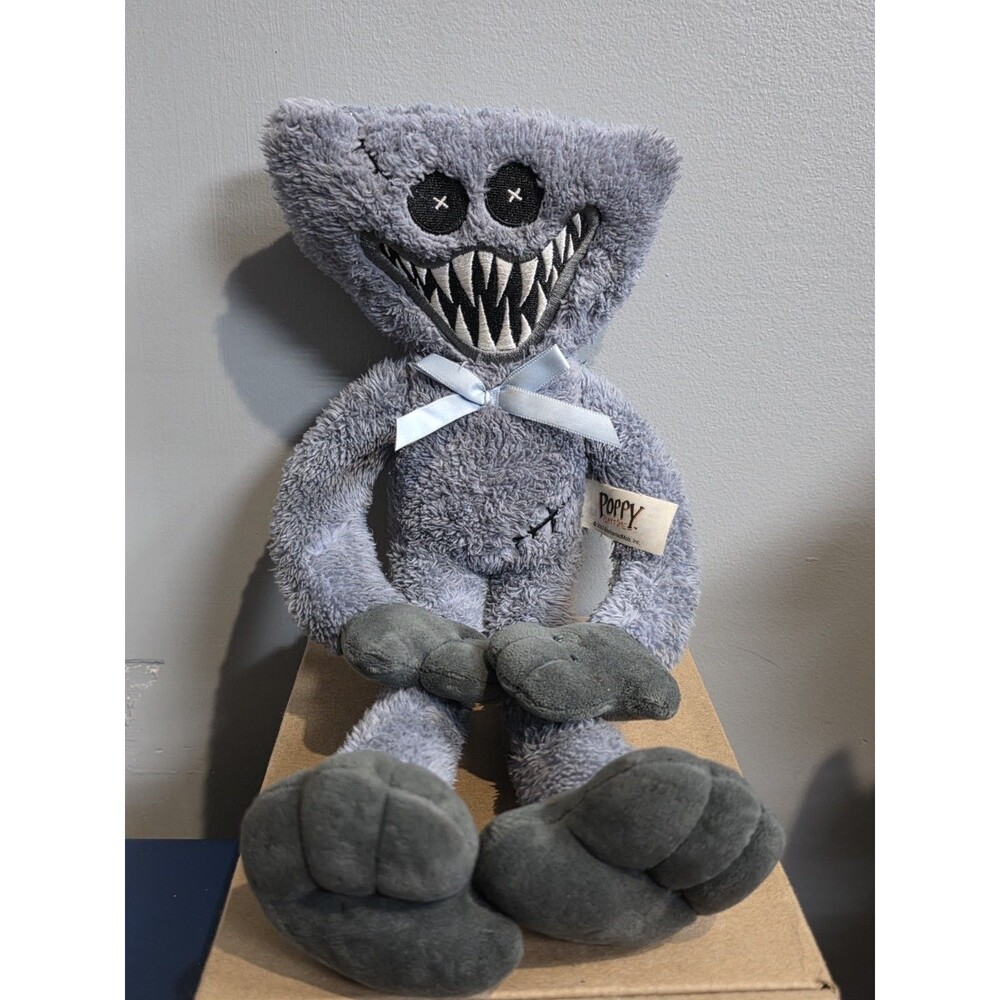 Poppy Playtime Special Box Grey Huggy Wuggy 15" Plush Toy 2022 Phatmojo